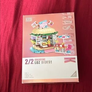 Lego Mini Fast Food Diner Set - Pink, Blue, Yellow, Green